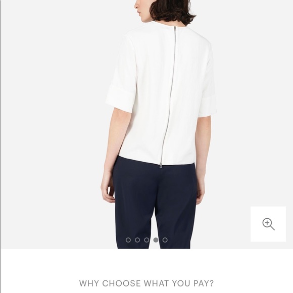 EVERLANE Japanese Goweave Back-zip Tee 6 - Picture 2 of 8